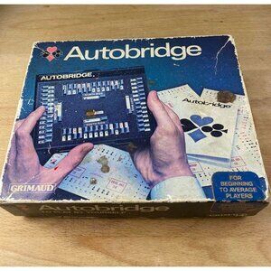 Vintage Autobridge Self-Teaching Bridge Game By Grimaud France Complete